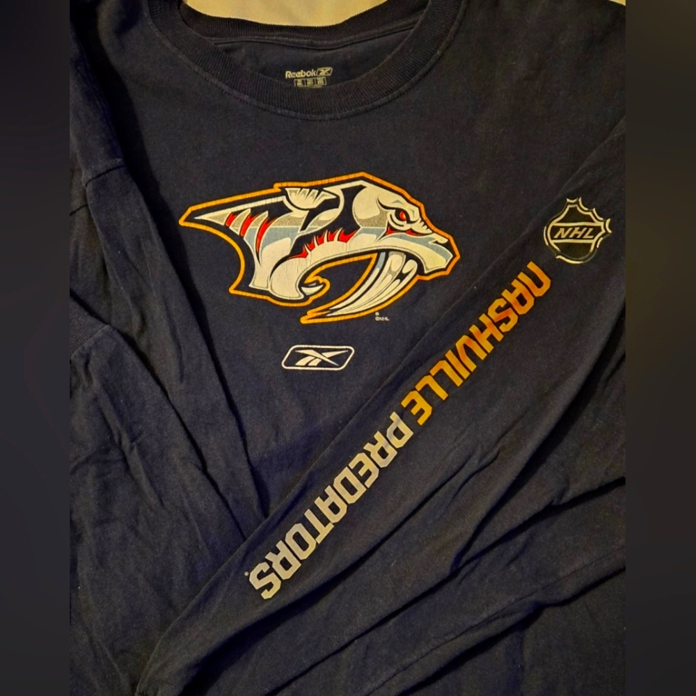 Nashville Predators Reebok Longsleeve